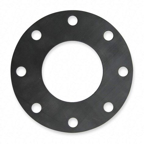 80m EPDM Rubber Gasket with 8holes in black